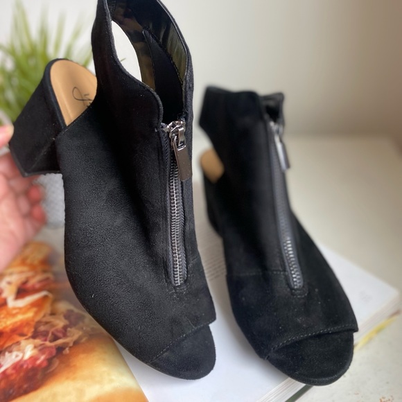 y not Shoes - y not Heeled Sandals For Women Ankle Strap Low Block, Open Toe Dress Pumps